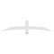 Ekena Millwork Bellingham Architectural Grade PVC Gable Bracket, 72"W x 15"H x 4"D x 4"F, 5/12 Pitch GBP072X15X0404BEL00 - alternate 2